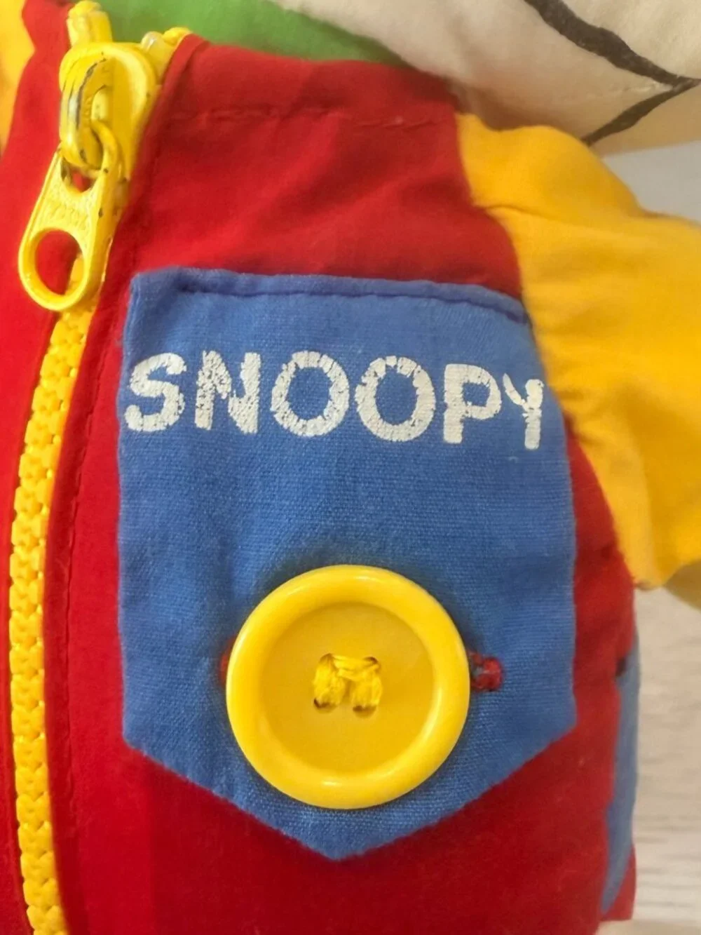 Vintage 1968 Learn & Play Peanuts Snoopy Doll Teach Me to Dress Activity Toy